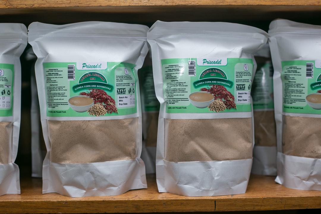 PRISCADEL CEREAL LEGUME MIX - GUINEA CORN AND SOYABEANS, 400G image 0